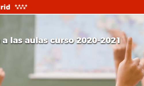 Comunidad de Madrid- Estrategia de Inicio de curso 2020-2021